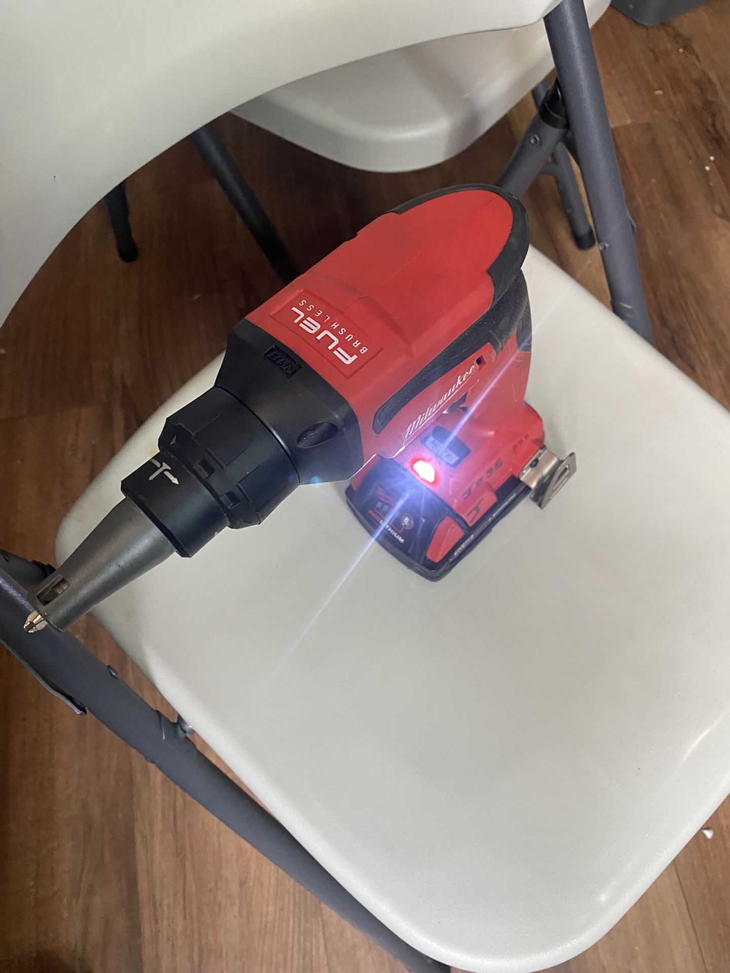 Milwaukee M18 FUEL 18V Lithium-Ion Brushless Cordless Drywall Screw Gun w/2.0ah Battery. M18 18V Lithium-Ion Cordless 5 in. Random Orbit Sander (Too