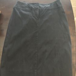 Black skirt gently worn from loft size 4