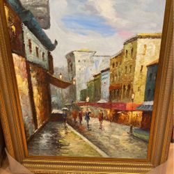 Street  Canvas Painting 