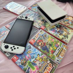 Nintendo Switch OLED and Games 