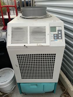 2 ac units and large shop fan all working bought because our well went out so we got these units but our power won't support them...both ac units work