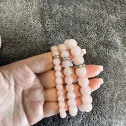 New Pink Pearl Bracelet 