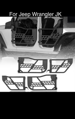 Set of half doors and side mirrors for Jeep wrangler JK, JKU