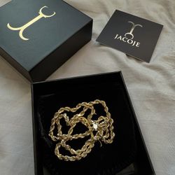 14k Solid Gold Rope Chain 5mm