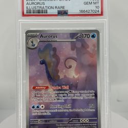 The Pokémon Company Aurorus 092/088 Illus Rare Holo Eng PSA 10