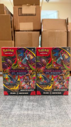 Pokémon Mega Evolution Phantasmal Flames Booster Bundle x2
