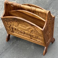 Antique Magazine Holder