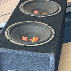 2 10” Subwoofers And Box