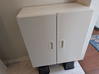 White 2-Door Storage Cupboard / Cabinet $60 obo