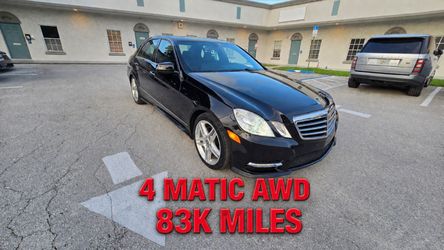 2013 Mercedes-Benz E-Class 4MATIC