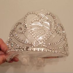 Rhinestone Crystal Quinceañera Tiara