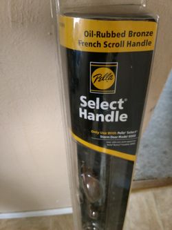 Pella Brass Storm Door Handle Kit