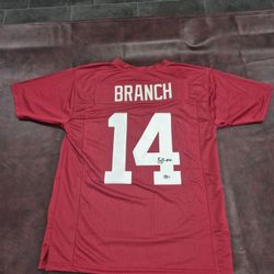 Brian Branch Signed Jersey