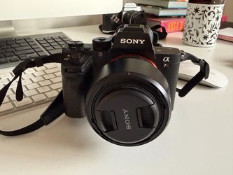 Sony a7R II 42MP Full-Frame Mirrorless Camera + 50mm f/1.8 Lens, Great Condition