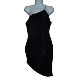 Little Black DRESS LBD Missguided Dress Size 8 Shimmering