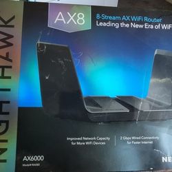 Nighthawk AX8 router