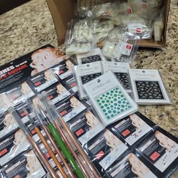 NAIL TIPS, acrylic/gel BRUSHES AND more $40OBO