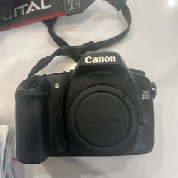 Canon EOS 30D SLR Camera (BODY ONLY, NO LENS), Filters, Slave Flash And Case
