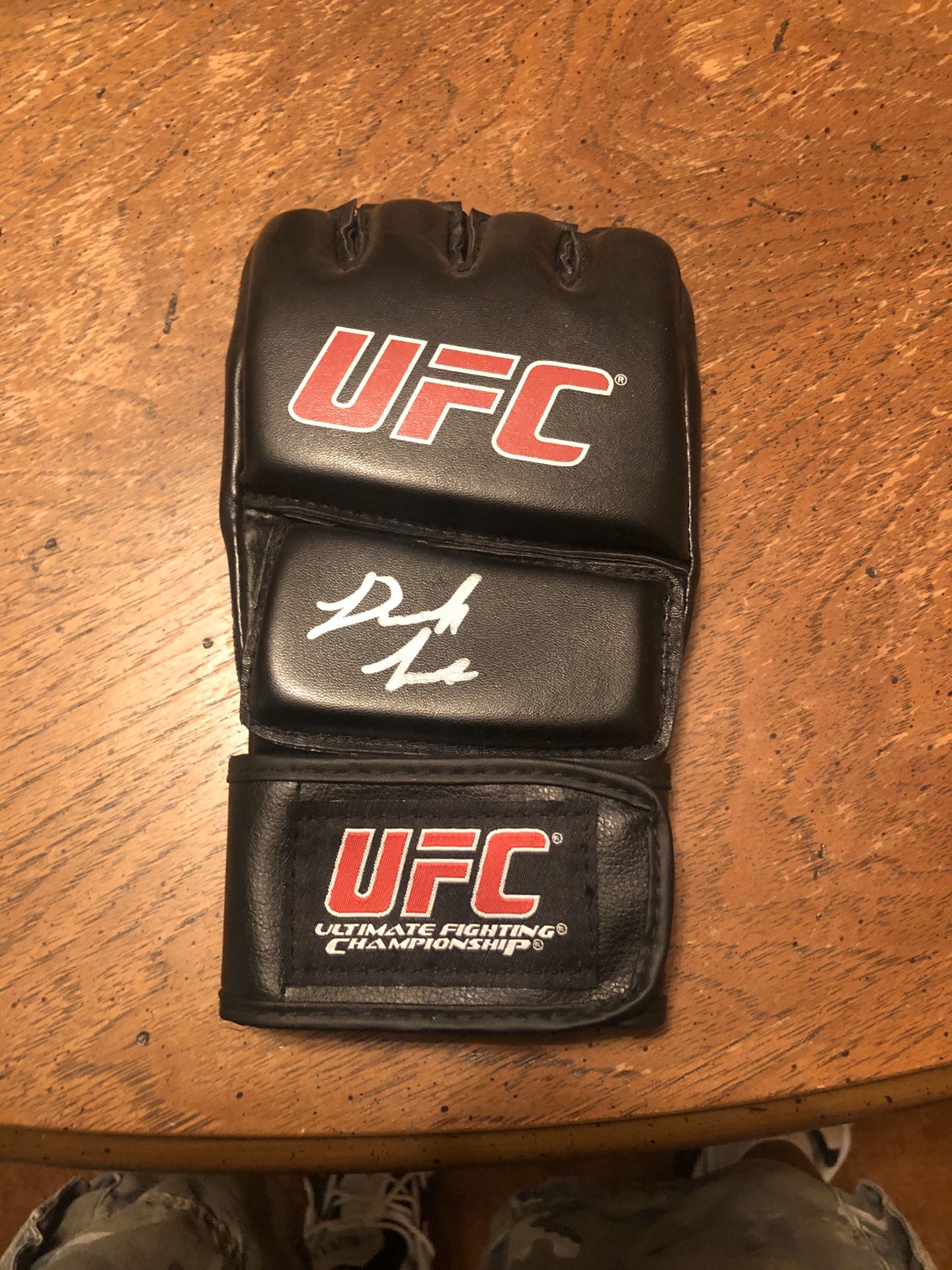 Autographed UFC glove