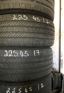 I have two tires Michelin 225 4517s