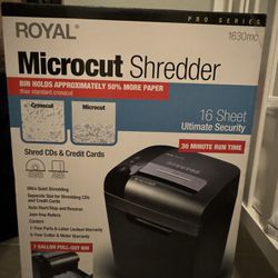 Microcut Shredder/ Cortadora De Papel