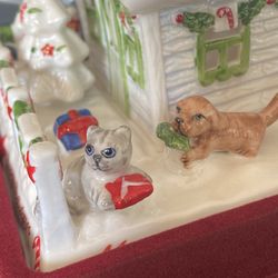 Vintage Santas Tea Light Village Villeroy &Boch