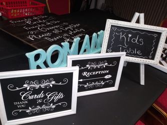 Wedding signs