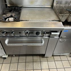 Commercial Oven Stove Flatop, Fryer, Vertical Broiler