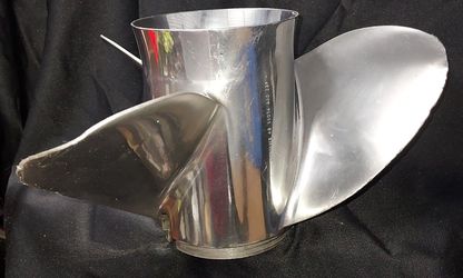 Quicksilver 48-11074A40 23P Stainless Prop – Solid Hub 