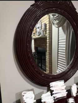 Console/Entry/foyer table with mirror