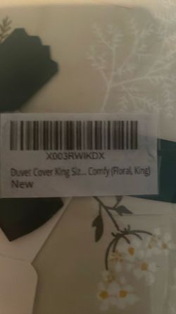 King Size Floral Duvet Cover