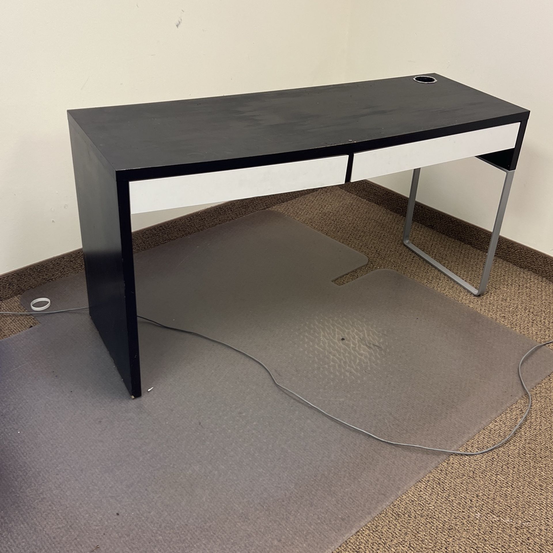 For Sale – IKEA MICKE Desk, Black-Brown, 55 7/8 x 19 5/8”