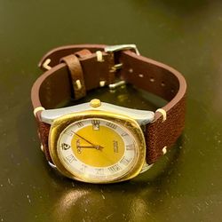SOLID 18k GOLD & S.Steel Unisex Swiss Watch