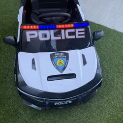12 v Police Car For Toddler 