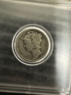 1937 Mercury Dime Silver Coin
