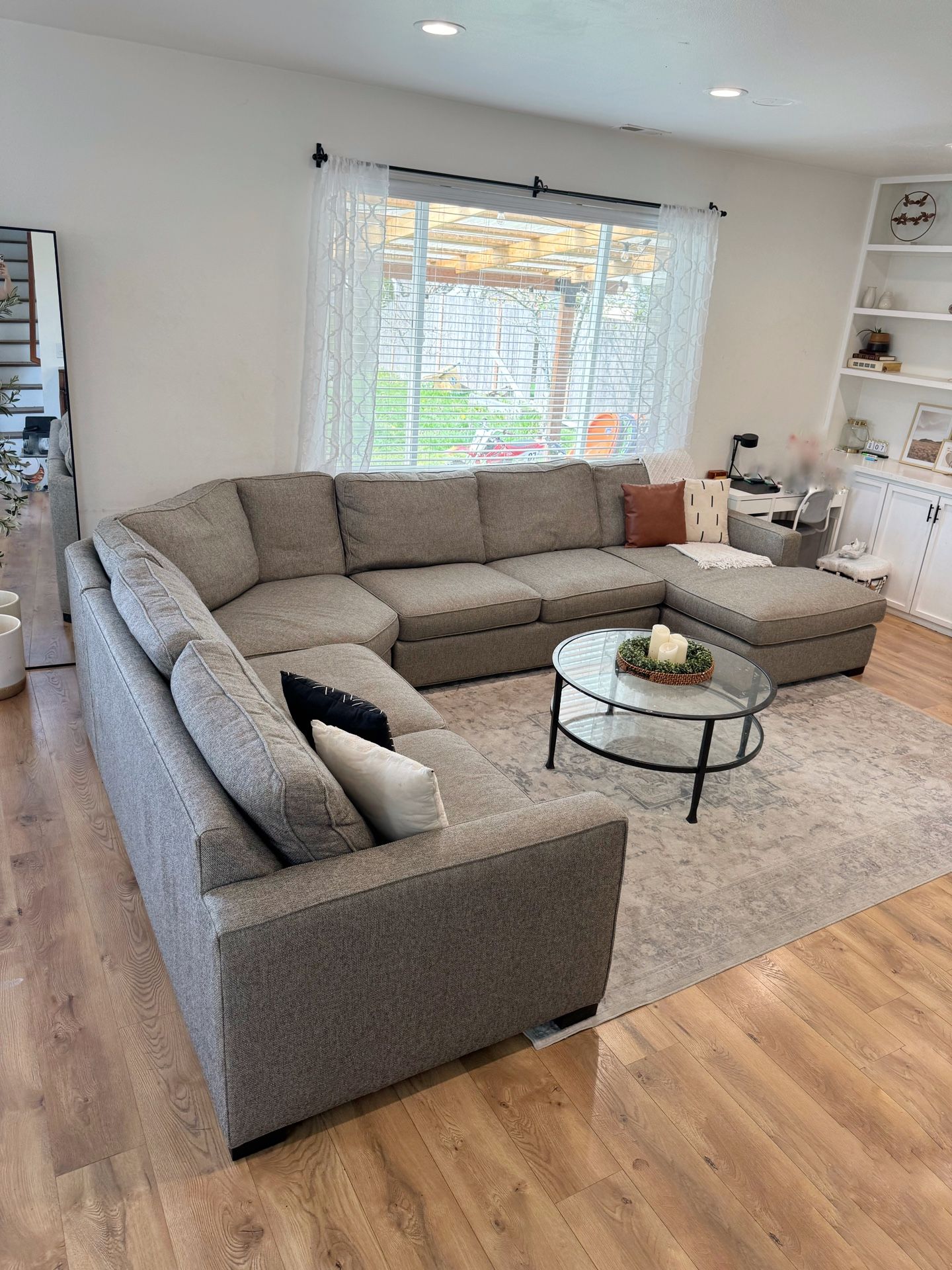 Room & Board Sectional Couch Feather Filled, DELIVERY 🚚