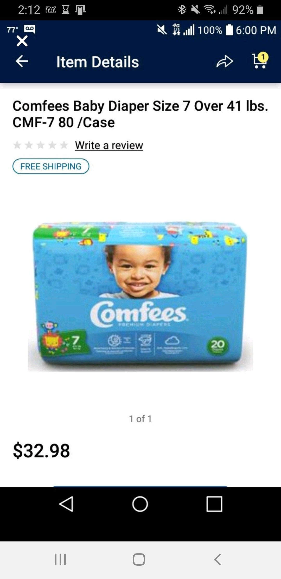 Size 7 Diapers