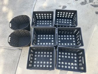 6 Crates And 2 Baskets Used 