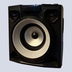 Bluetooth Sound Cube Speaker with FM Radio, LED Lights