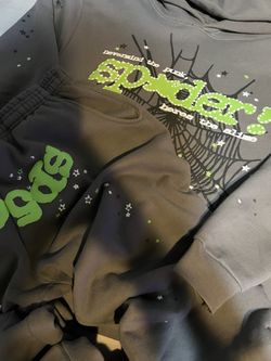 Slate Grey Sp5der Sweat Suit