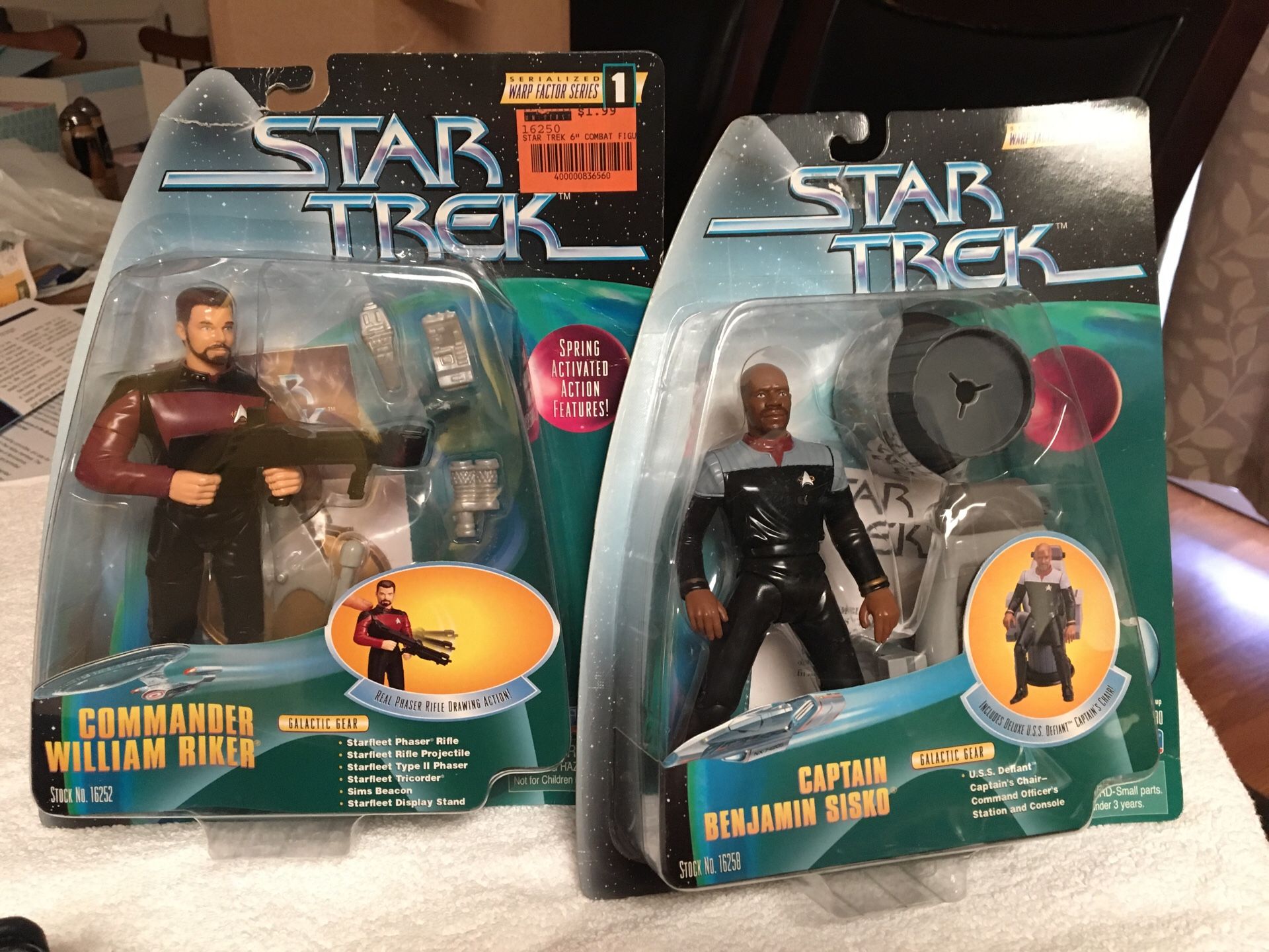 Star Trek action figures $13 each or 2/$20