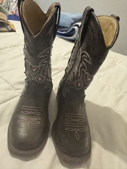 Little Girl Cowboy Boot Roper Brand Size 9