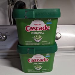 Cascade Original Dishwasher Tabs 60 Count x2