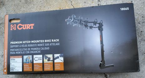 New 5 bike bicycle mount hitch rack car truck SUV van curt 18065