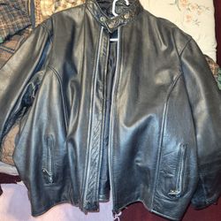 Leather Biker Jacket 