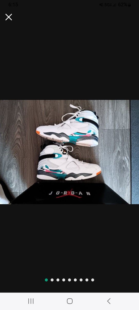 Jordan 8s Sz 11 ,,used 9/10 Condition 120 $