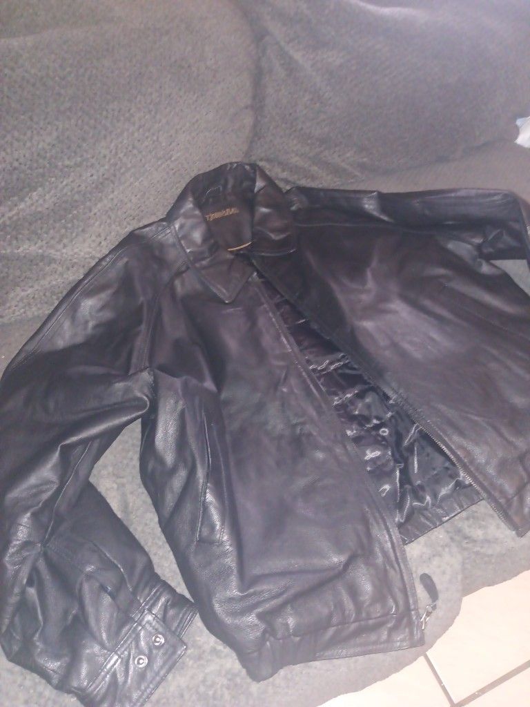 Leather Saint Johns Bay Jacket