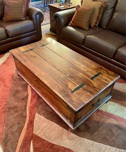 Solid Wood Coffee With Storage