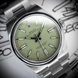 2025 BNIB Rolex OP41 “Pistachio” Dial 134300 Full Set Unsized Unworn 