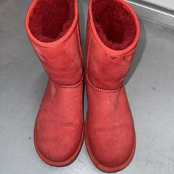 RED UGGS $50